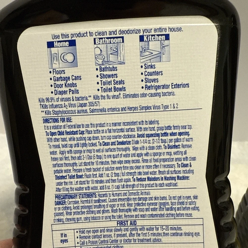 Lysol Concentrate Disinfectant Original Scent 12 fl oz Makes 9 Gallons 2 Pack